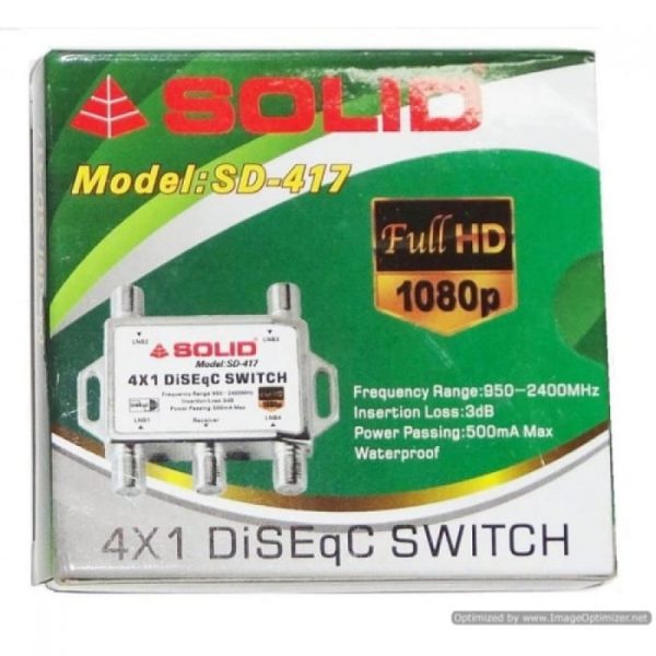 SOLID 4X1 DISEqC SWITCH