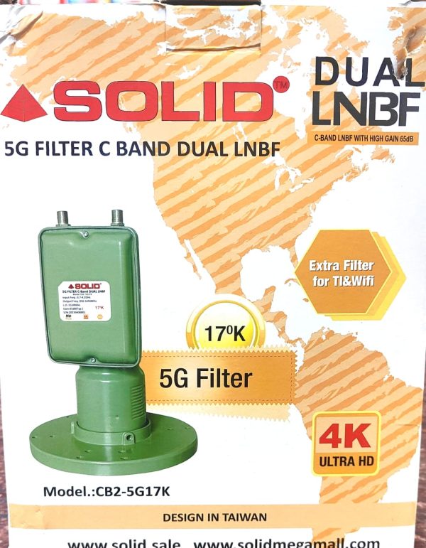 SOLID 5G BAND DUAL LNB