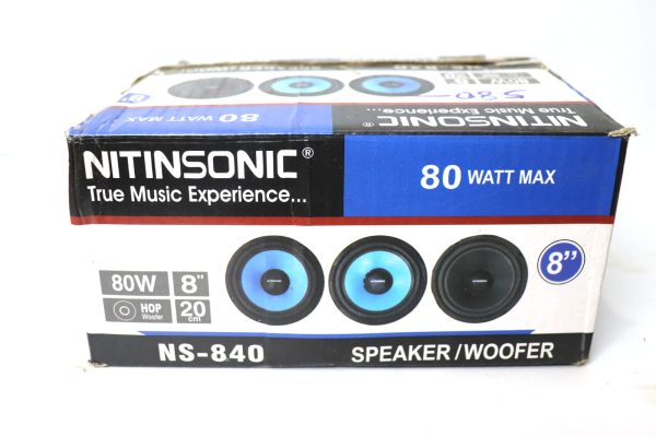 NITINSONIC 8" WOOFER 80W 4 OHMS